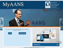 Tablet Screenshot of myaans.aans.org